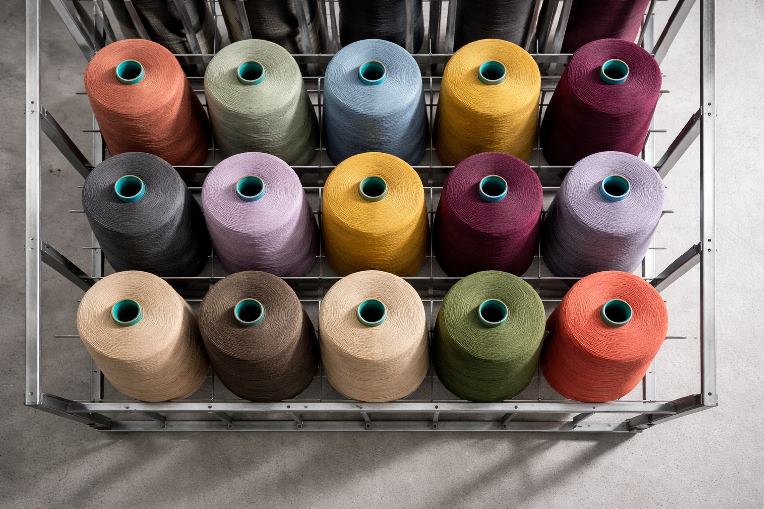 Desarrollo de color Pantone para hilo industrial en León, México